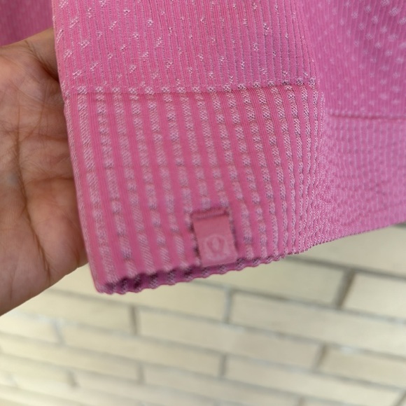 Lululemon rest less cropped 1/2 zip long sleeve top size 6 - Picture 6 of 7